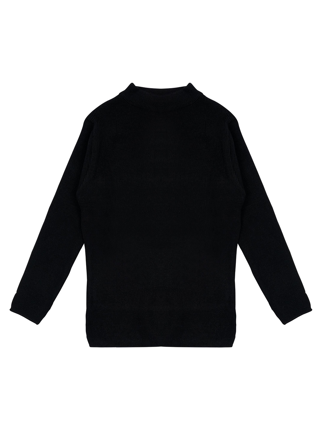 

CLAP Unisex Kids Woollen Pullover Sweater, Black