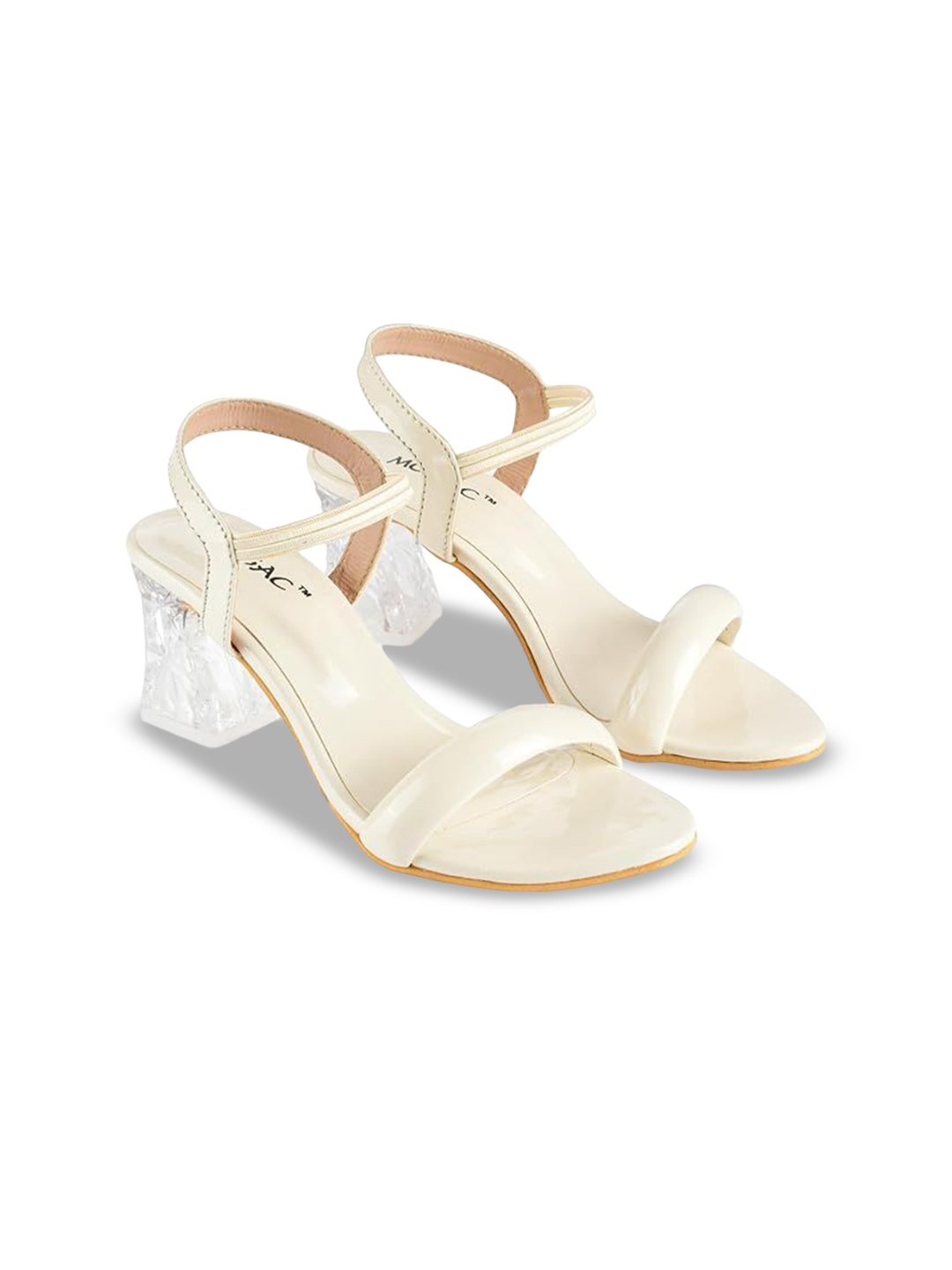 

MOSAC Party Platform Sandals, Cream