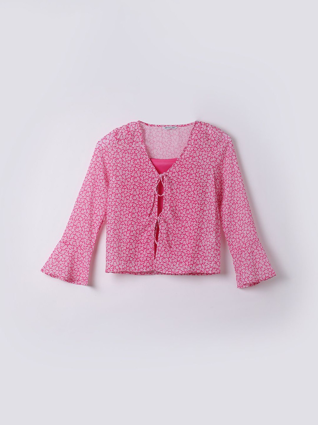 

Fame Forever by Lifestyle Polka Dot Print Top, Pink