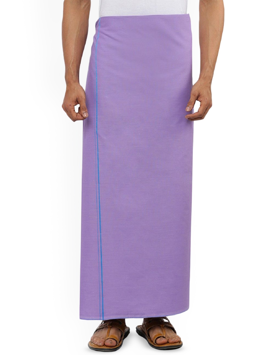 

Ramraj Men Pure Cotton Dhoti, Purple