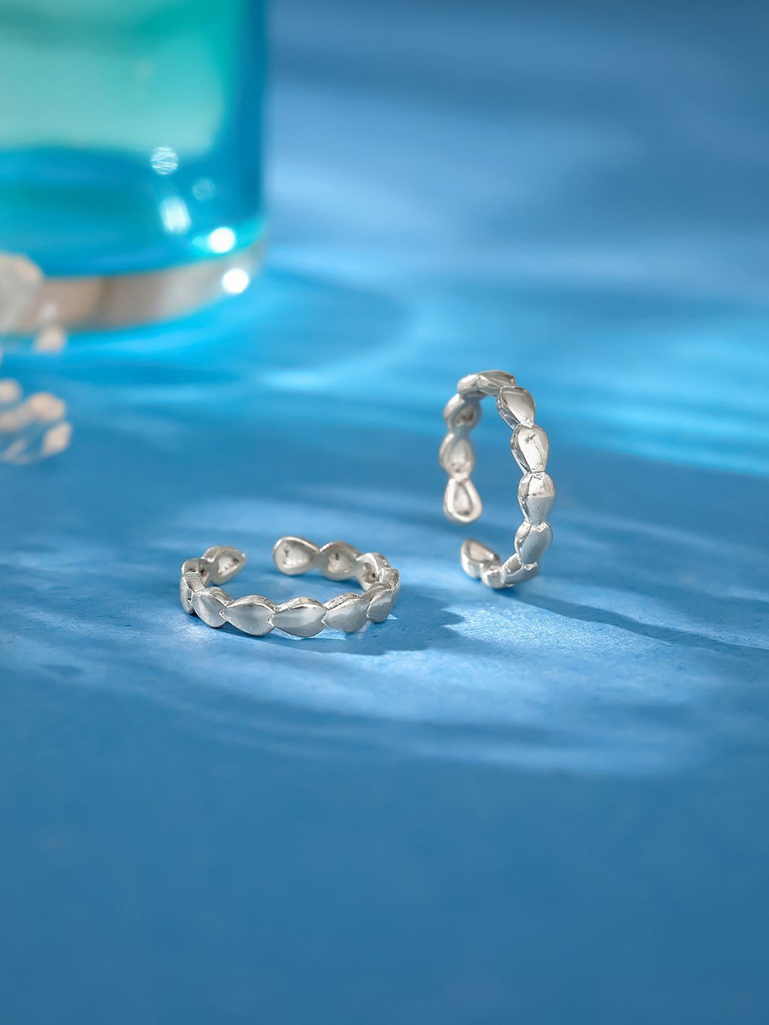 

GIVA 925 Sterling Silver Rhodium-Plated Toe Rings