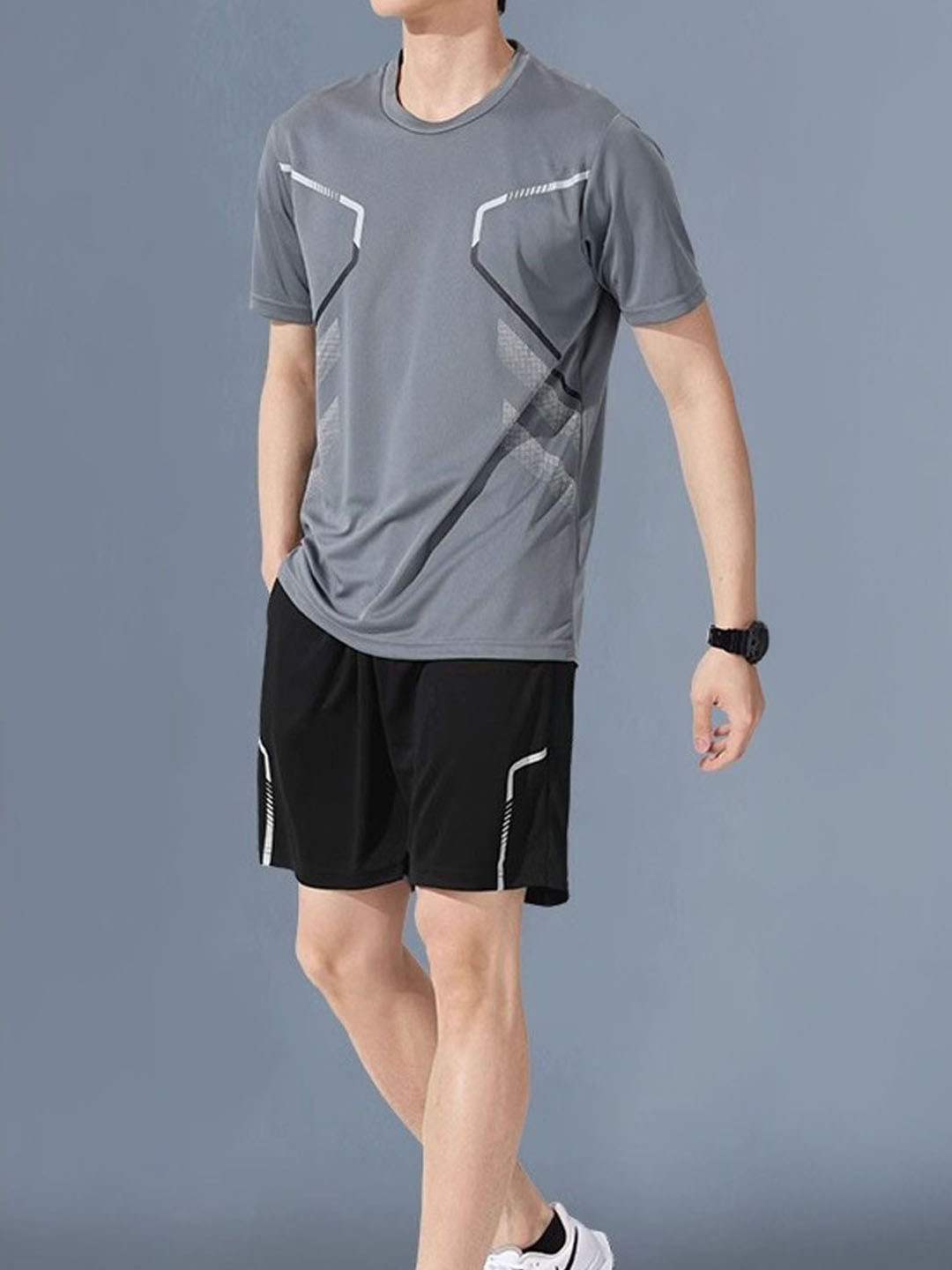 

StyleCast Men Casual Shorts, Grey