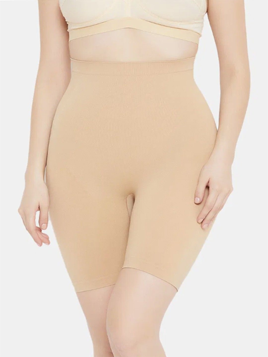 

BAESD Women High Waist Tummy & Thigh Shapewear, Beige