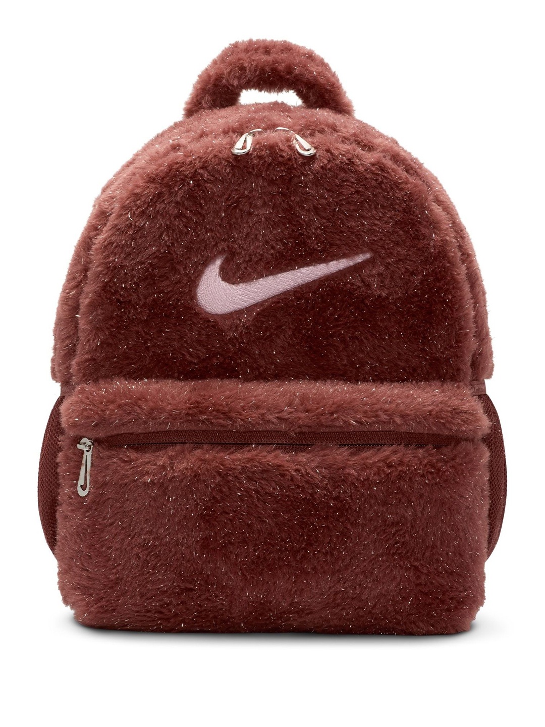 

Nike Big Kids Faux Fur Backpack (11L), Brown