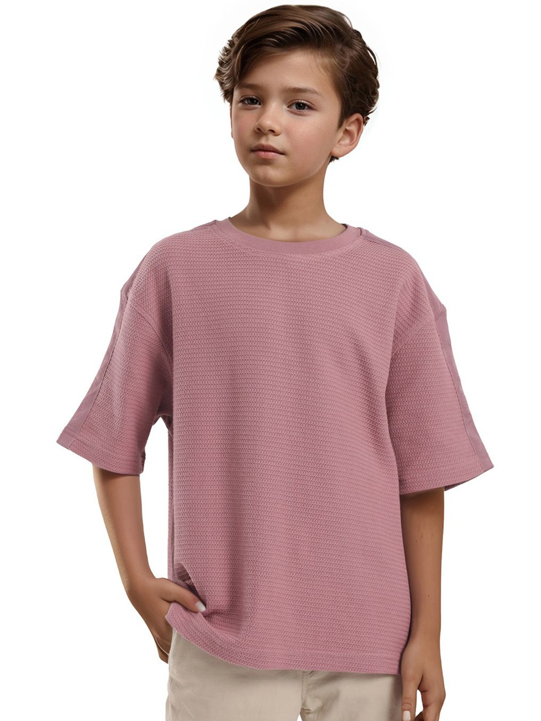

Rare Ones Boys Oversized T-Shirt, Pink