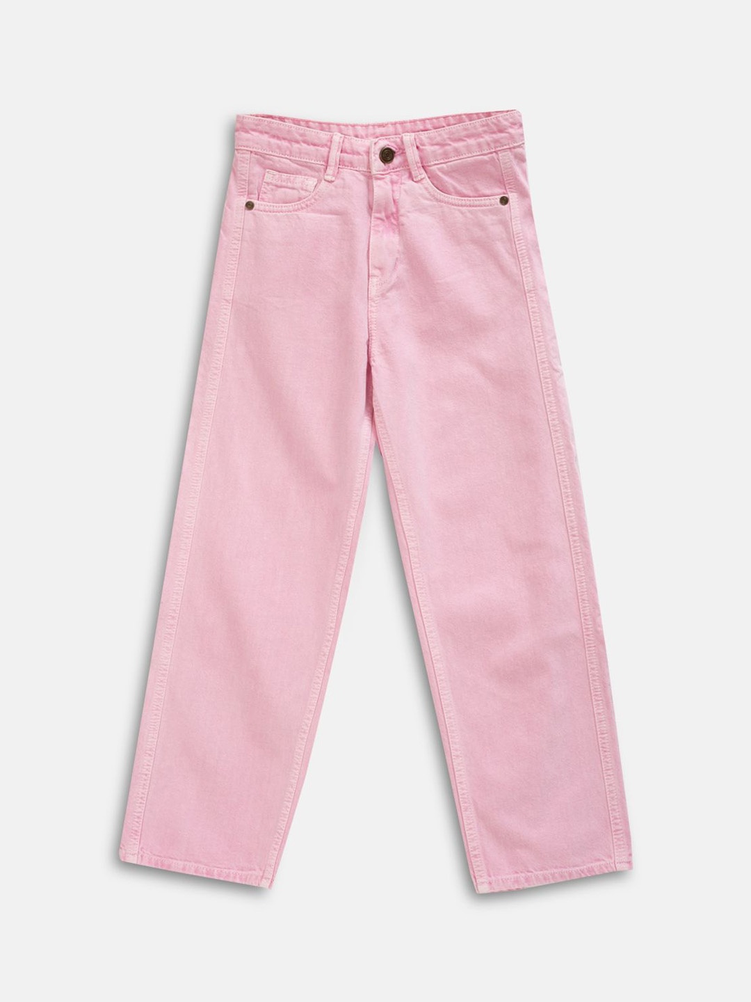 

LilPicks Girls Mid-Rise Jeans, Pink