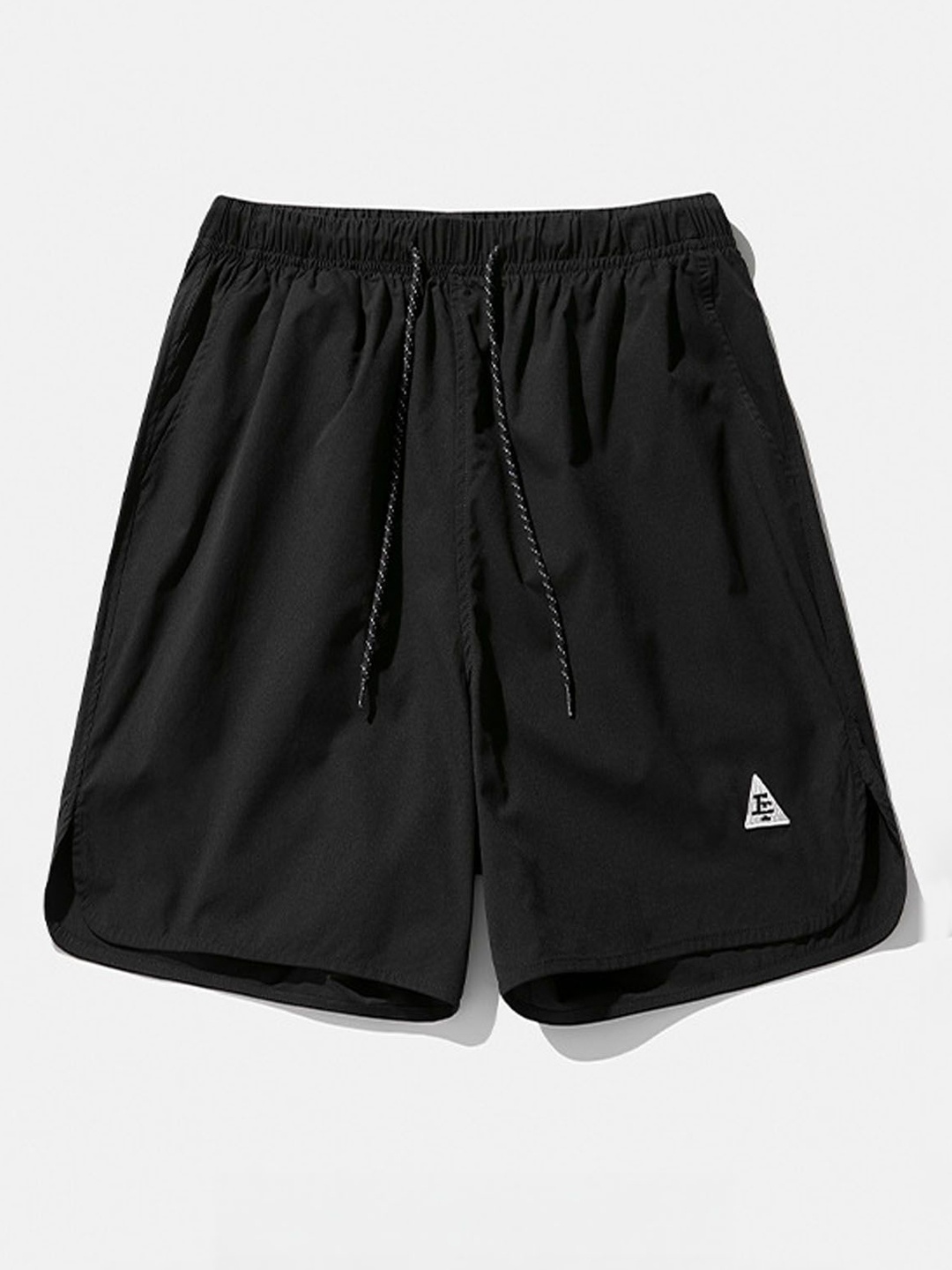 

StyleCast Men Solid Black Sports Shorts