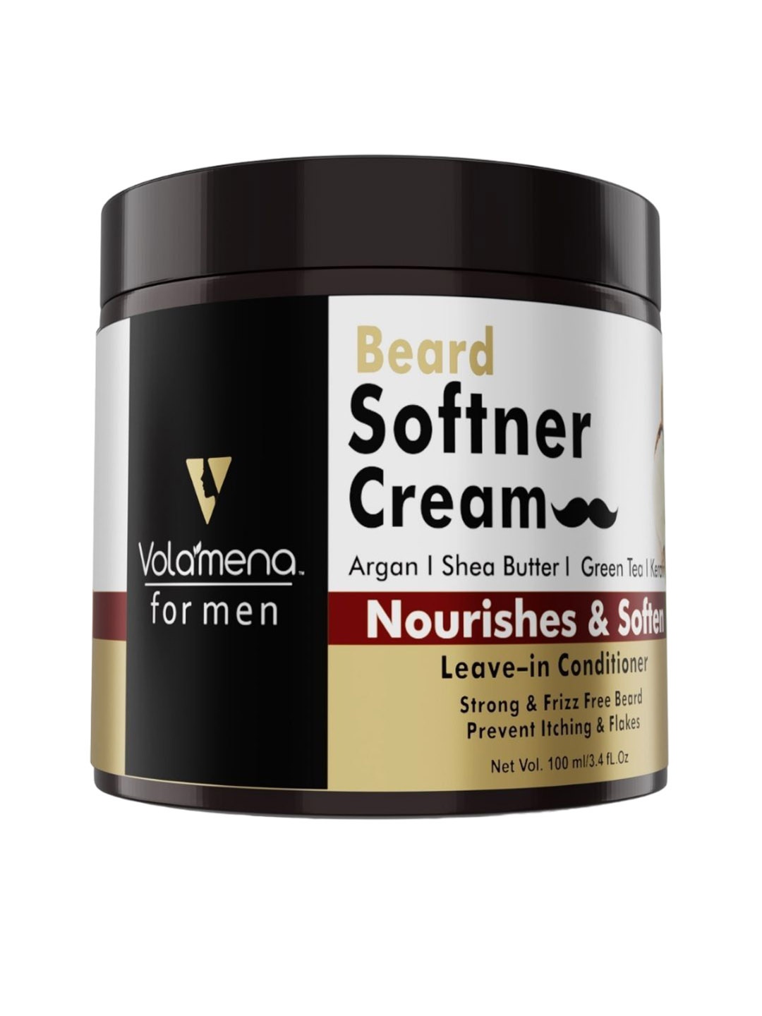 

Volamena Beard Softner Cream For Nourishing & Soften 100 ml, Off white