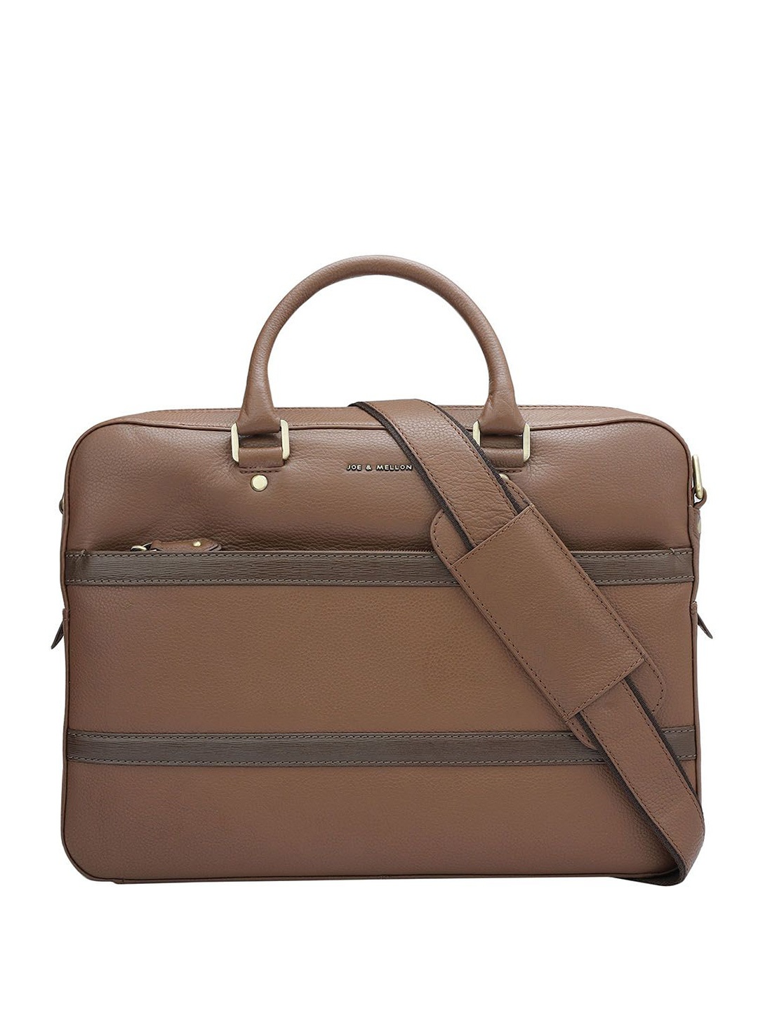 

Joe & Mellon Unisex Leather Laptop Bag, Brown