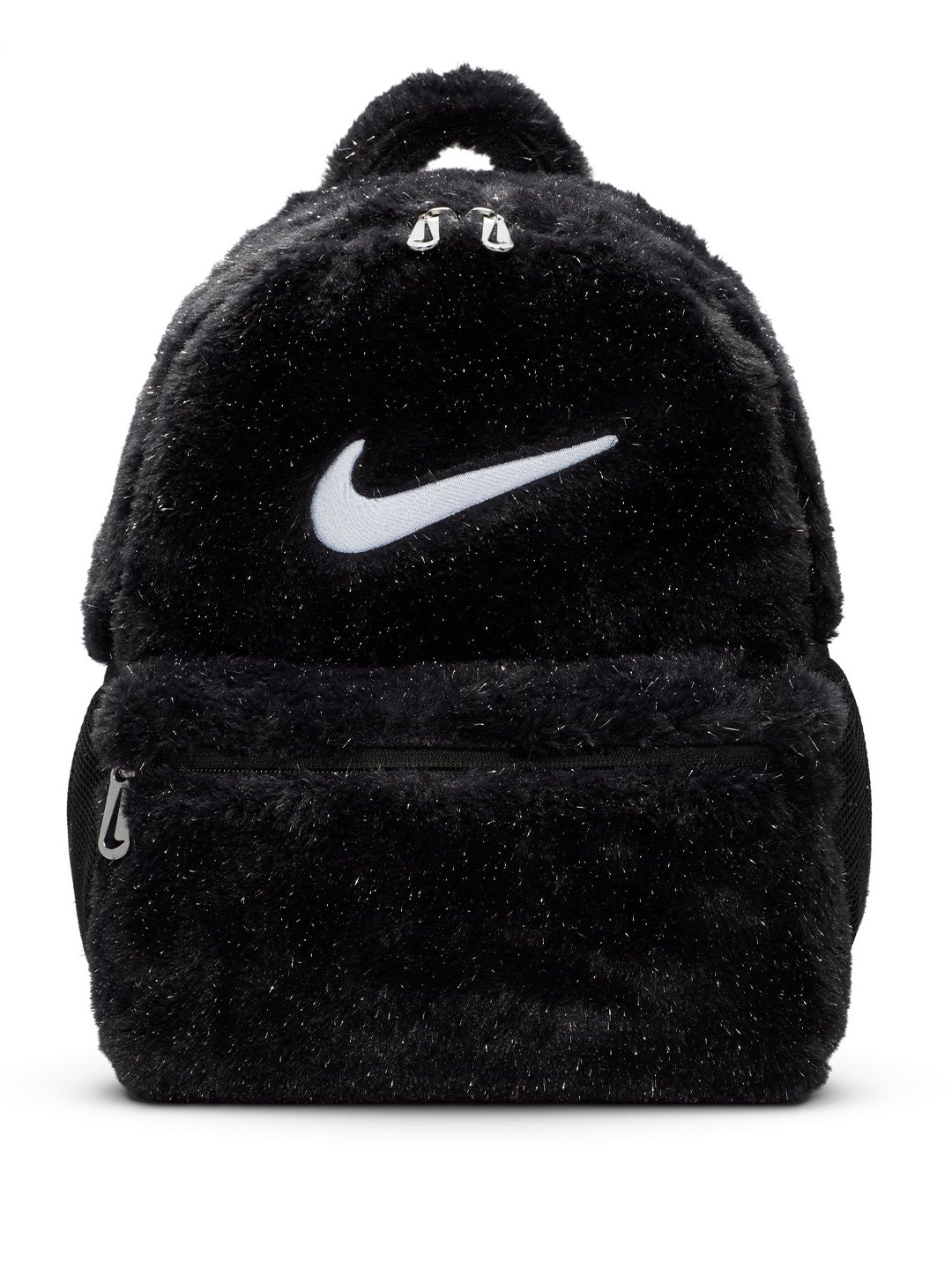 

Nike Big Kids Faux Fur Backpack (11L), Black