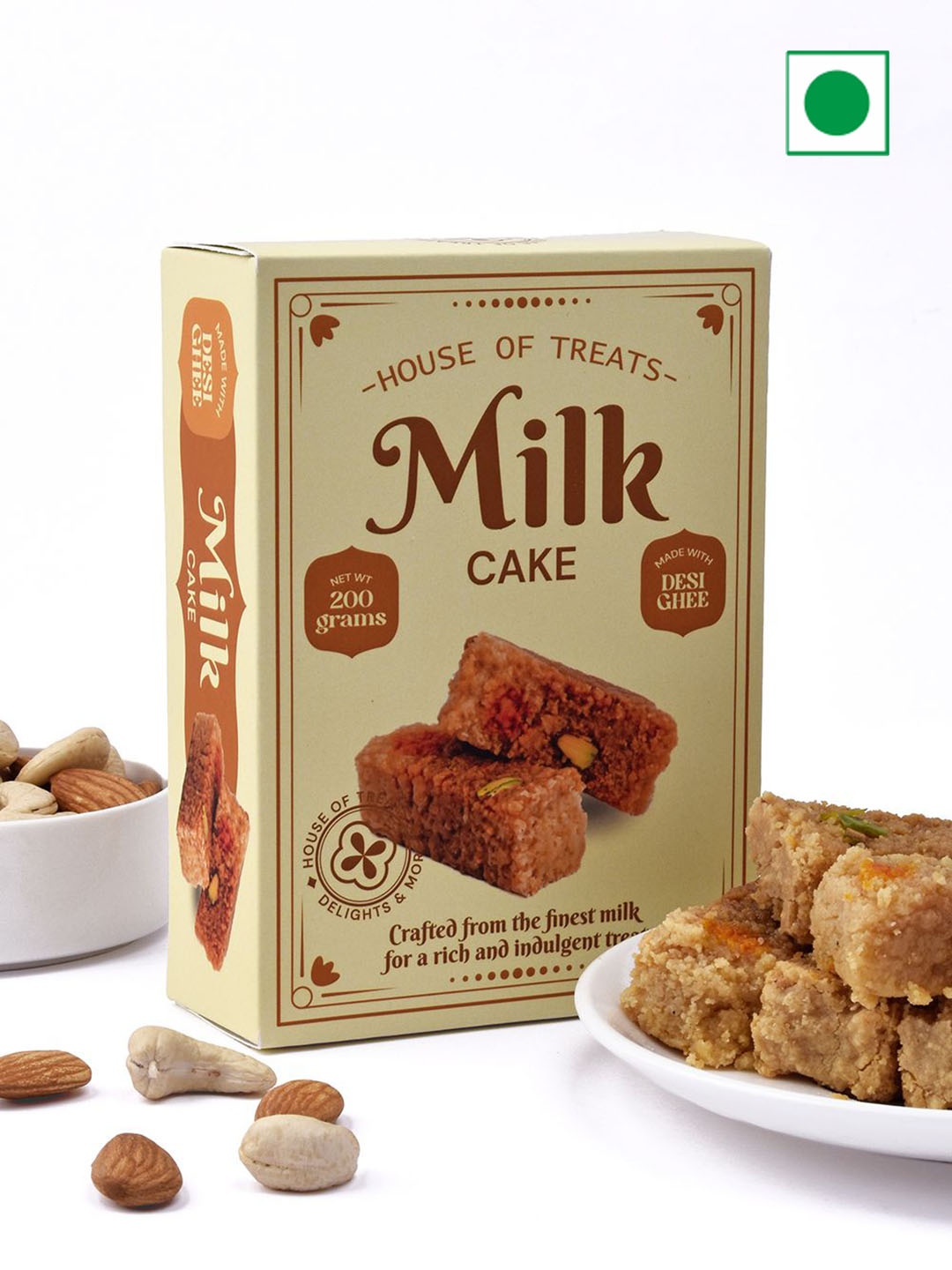 

RawFruit Diwali Milk Cake 200G, Brown