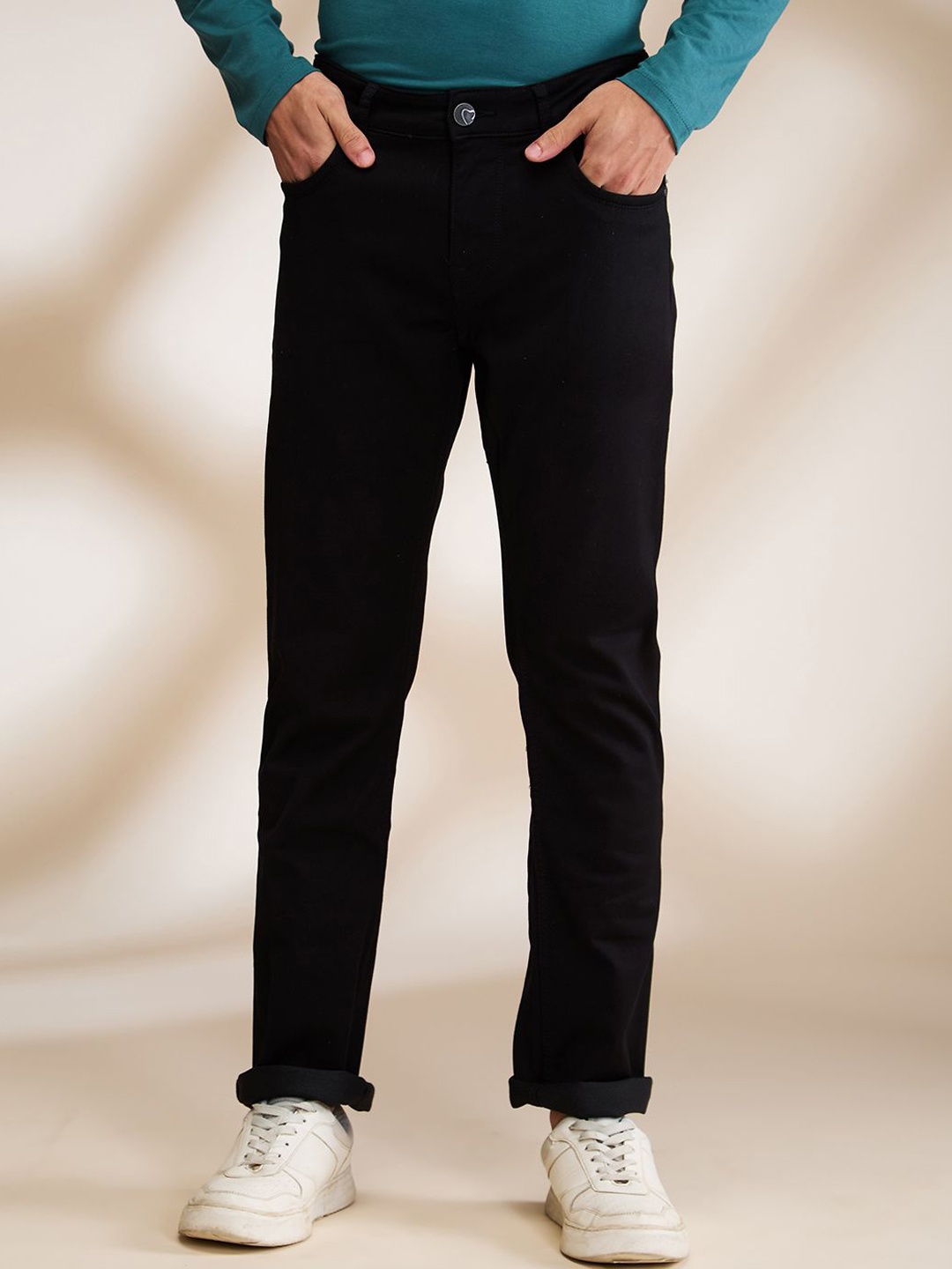 

Being Human Men Mid-Rise Jeans, Black
