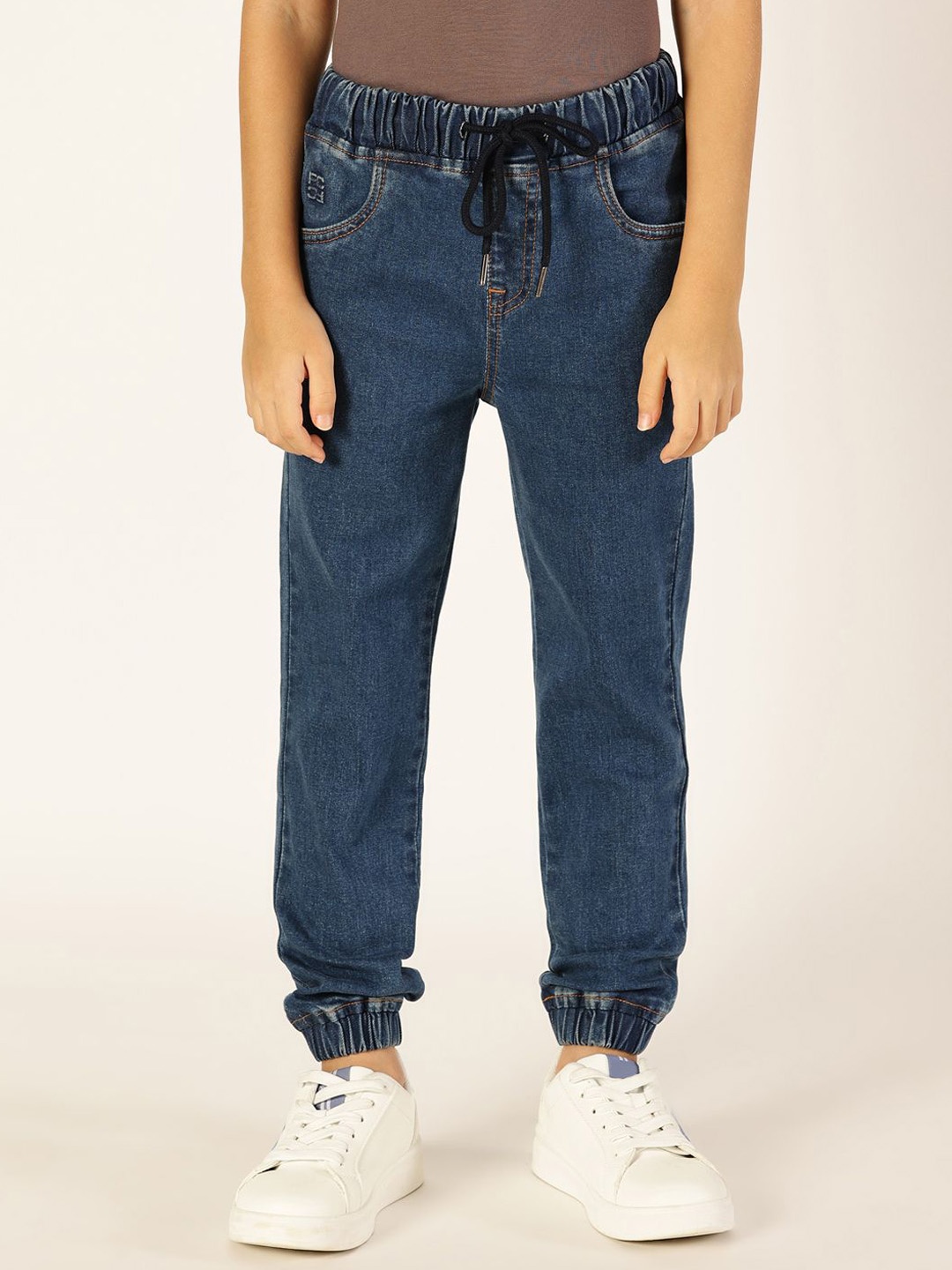 

French Connection Boys Smart Jogger Stretchable Jeans, Blue