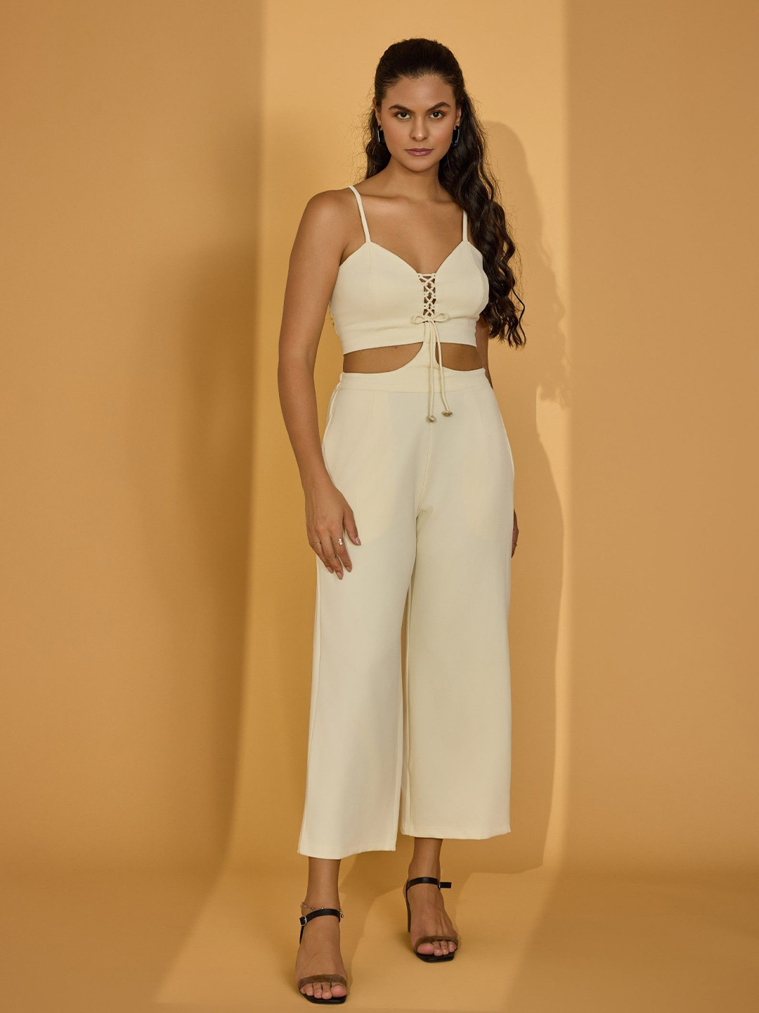

Urban Sundari Basic Embellished Jumpsuit, White