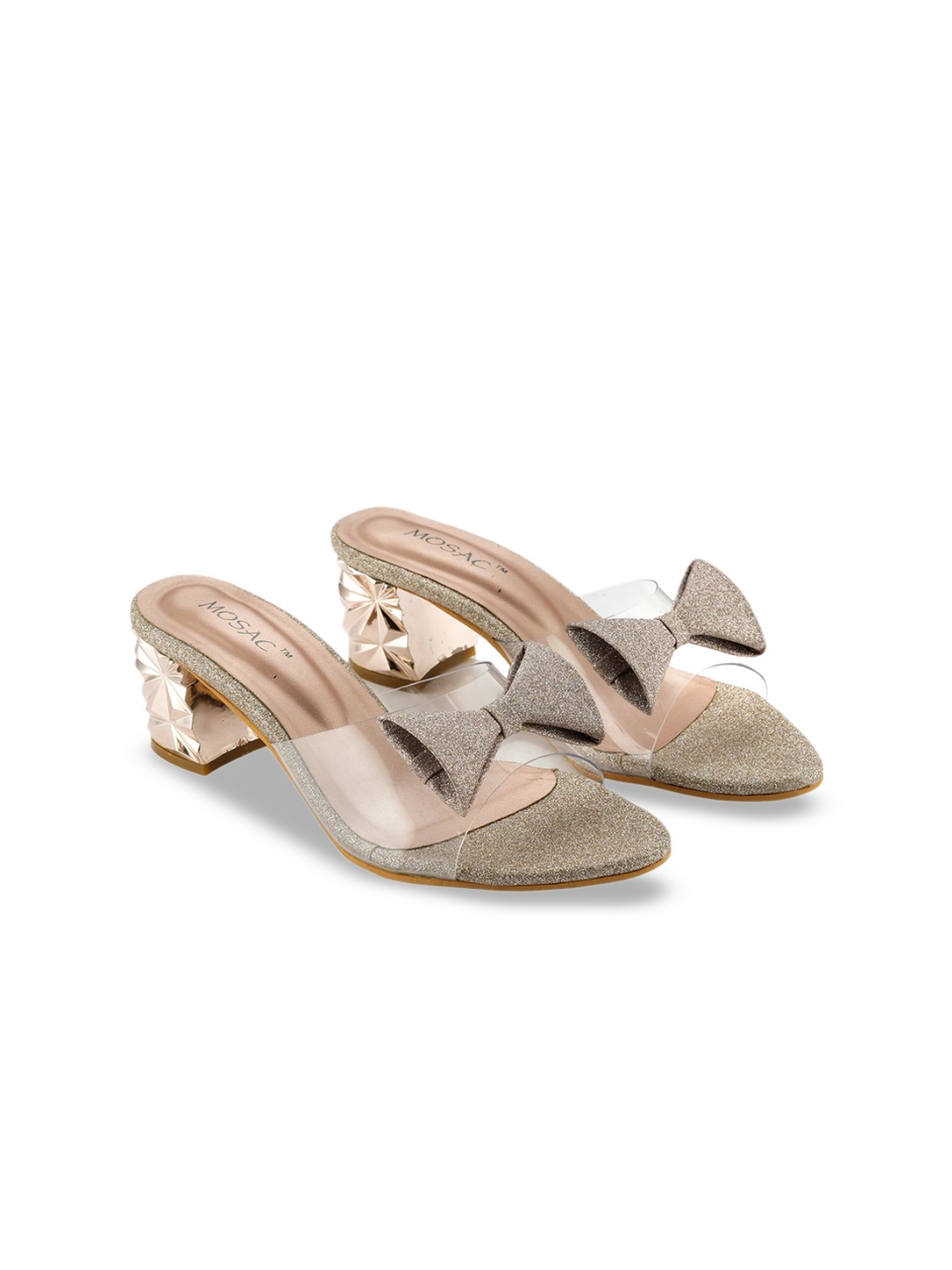 

MOSAC Party Platform Sandals, Silver