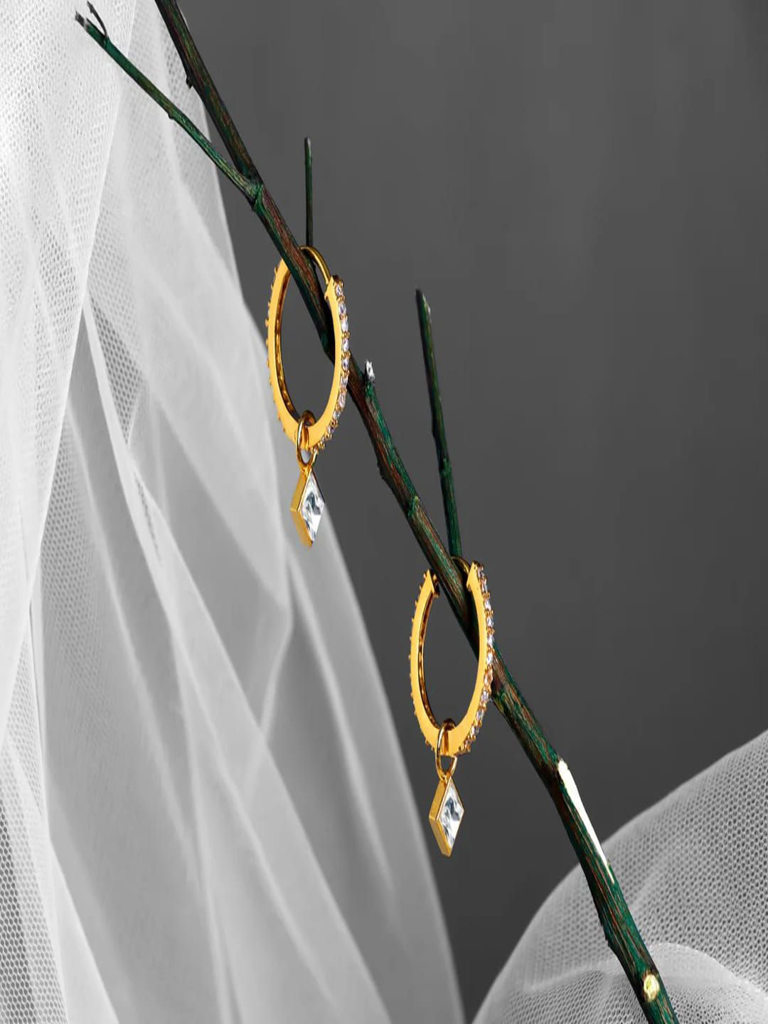 

DIATOMS Circular Drop Earrings, Gold