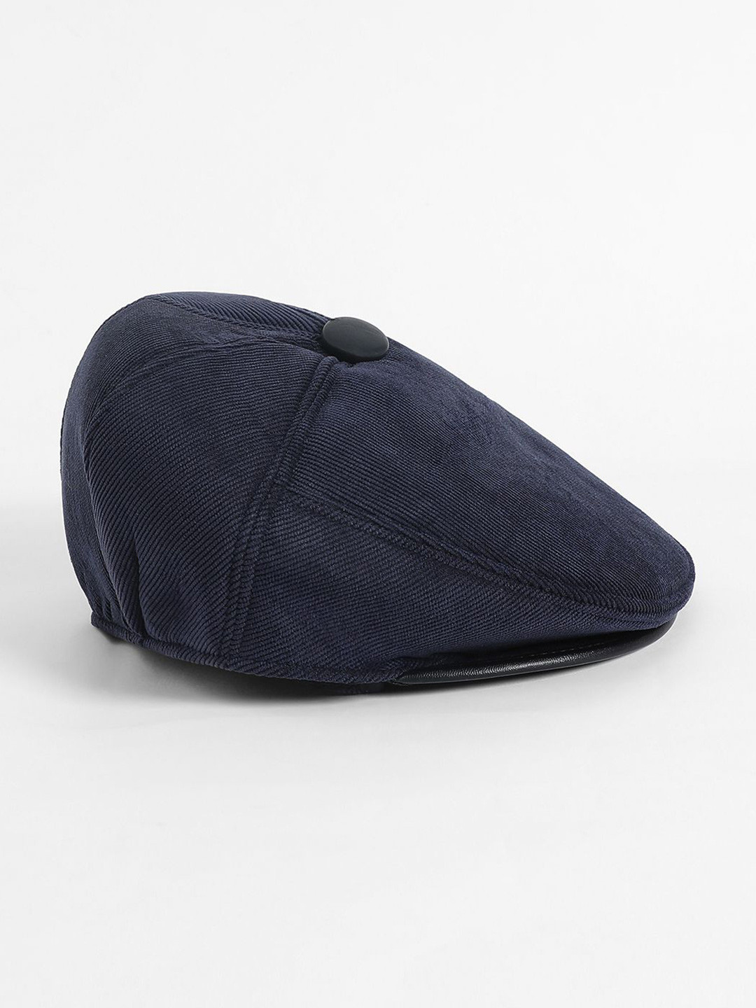 

French Accent Men Solid Baseball Cap, Blue