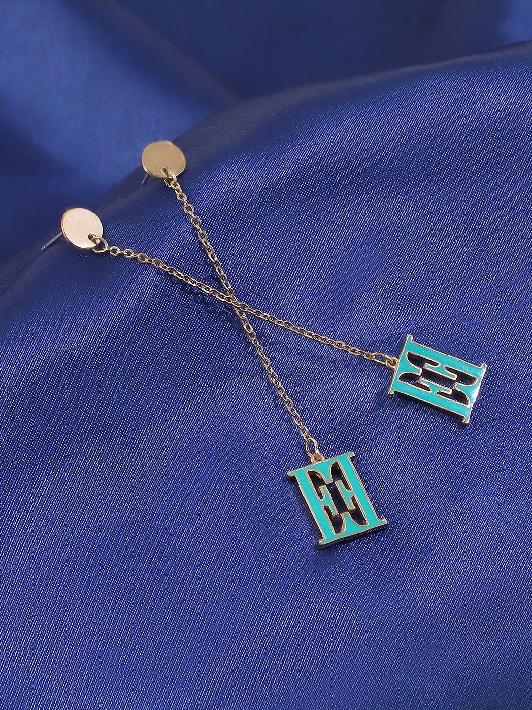 

ELLE Gold-Plated Contemporary Drop Earrings
