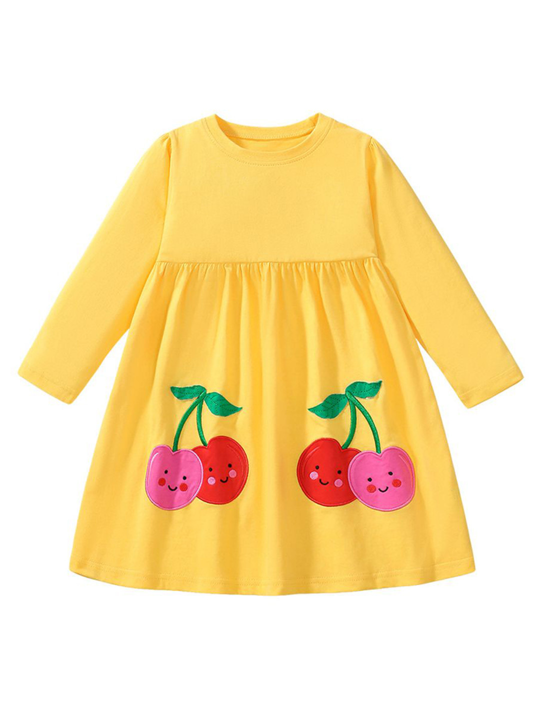 

StyleCast x Revolte Girls Embroidered A-Line Midi Dress, Yellow