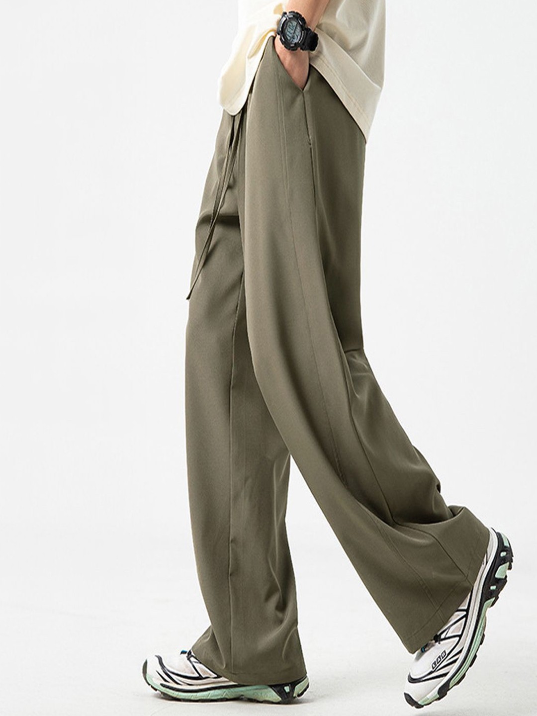 

StyleCast Men Relaxed Casual Trouser, Green