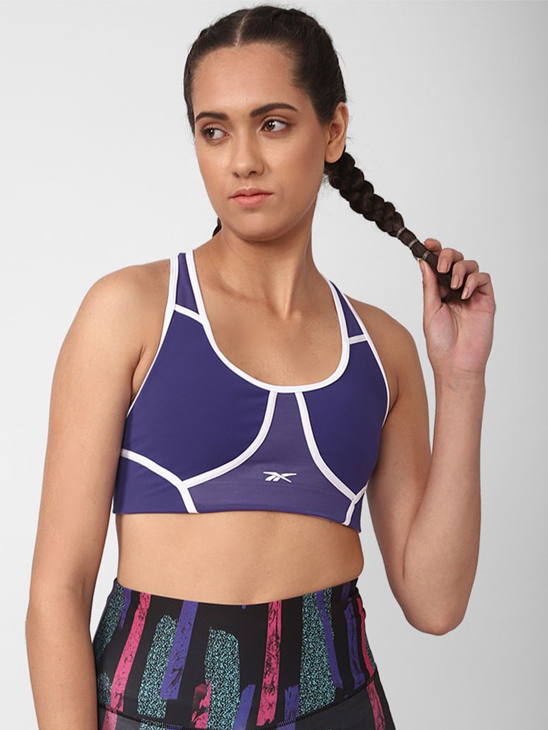 

Reebok Fitness TS LUX Racer Bra, Blue