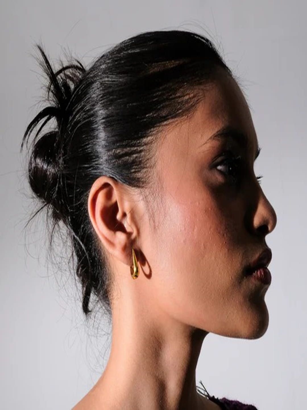 

DIATOMS Square Hoop Earrings, Gold
