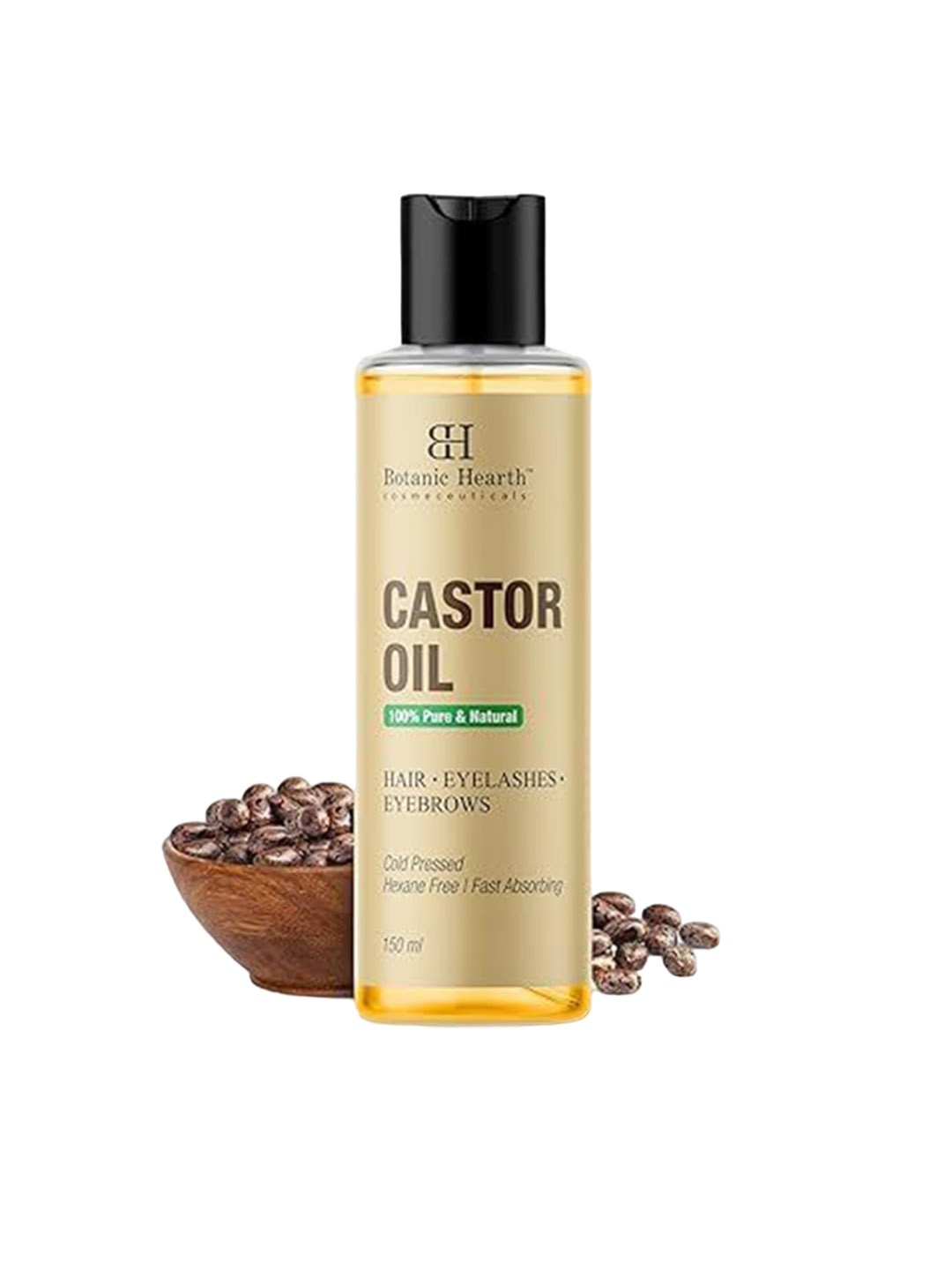

Botanic Hearth 100% Pure & Natural Castor Oil 150 ml, Multi