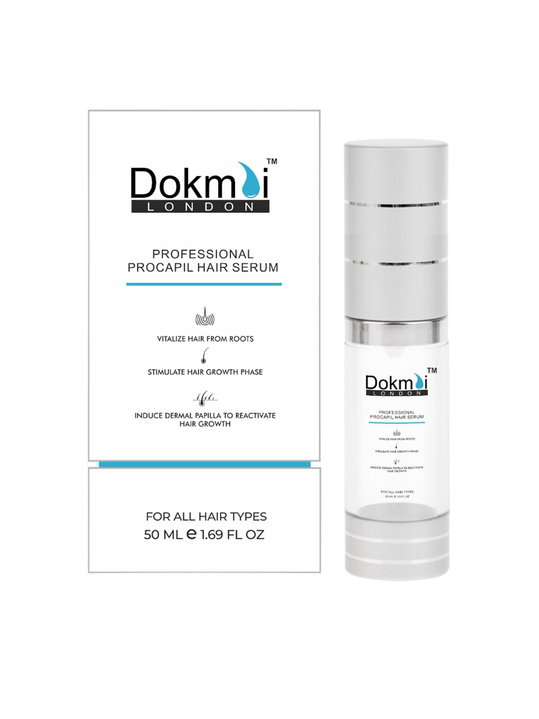 

Dokmai London Procapil Hair Growth Serum -50ml, White