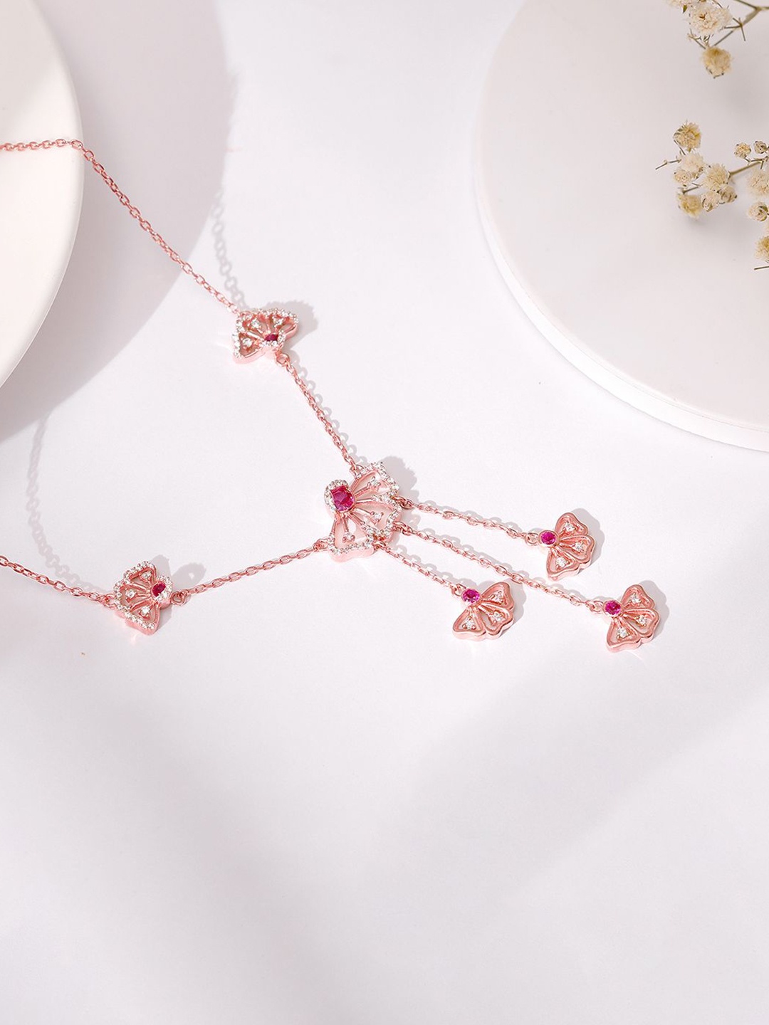 

GIVA 925 Sterling Silver Rose Gold-Plated Necklace