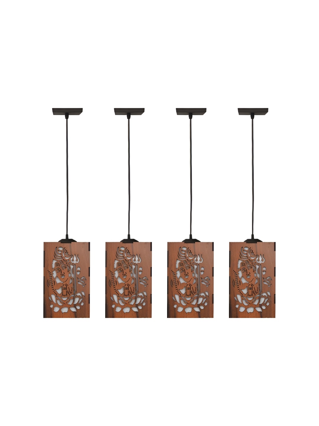 

Afast Black & White 4 Pieces Traditional Rectangle Shaped Ceiling Lamp