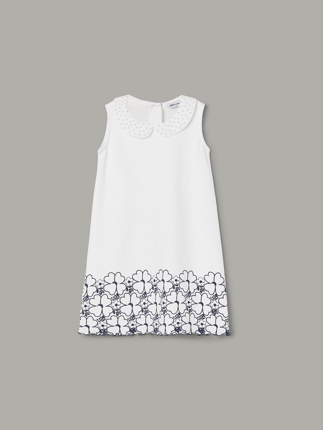 

Fame Forever by Lifestyle Girls Floral Print A-Line Dress, Off white