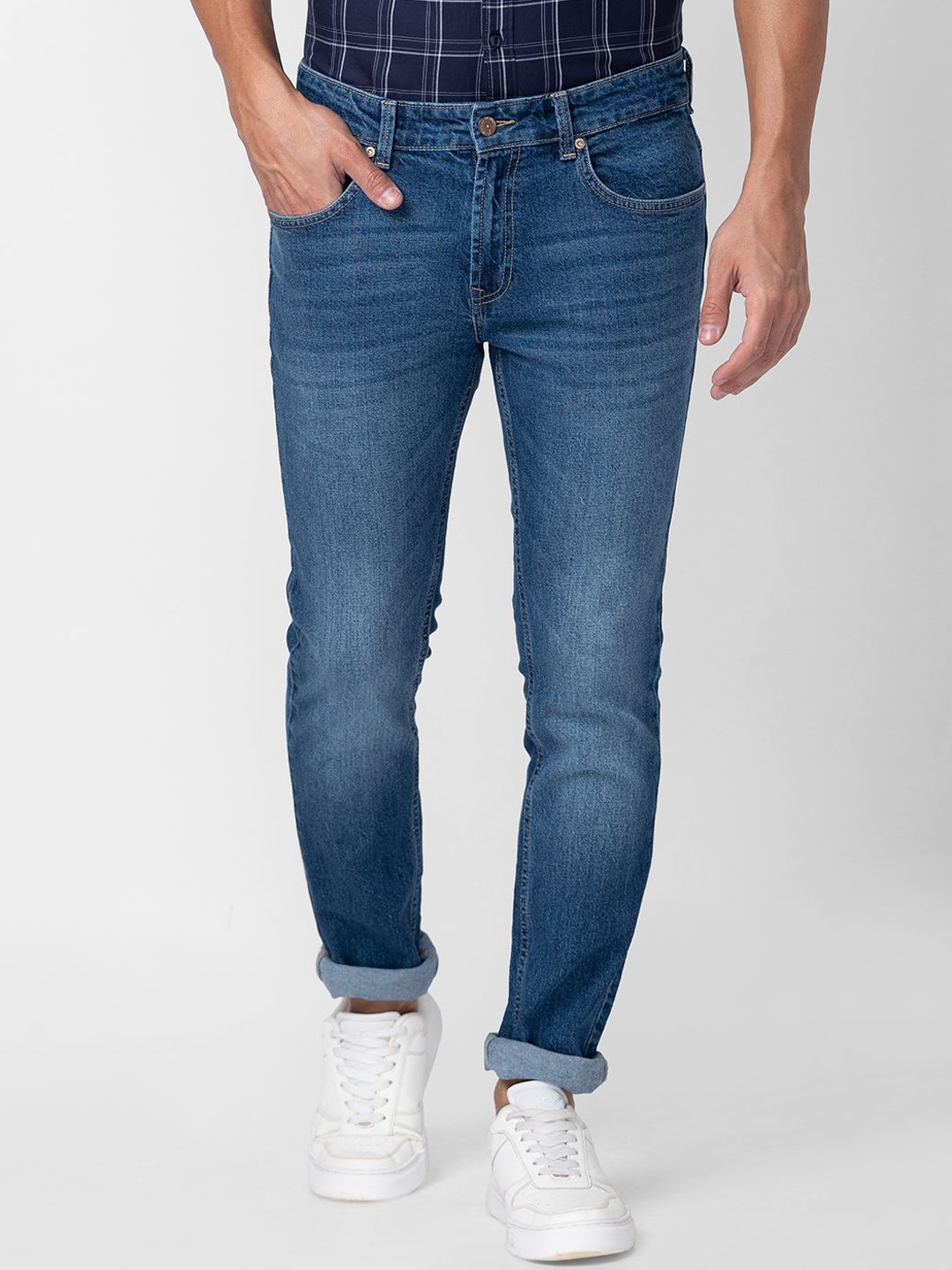 

SPYKAR Men Regular Jeans, Blue