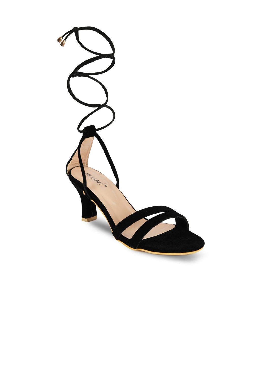 

MOSAC Party Kitten Sandals, Black