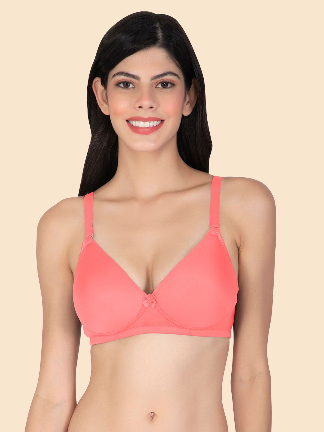 

Joomie Bra Full Coverage Lightly Padded, Coral