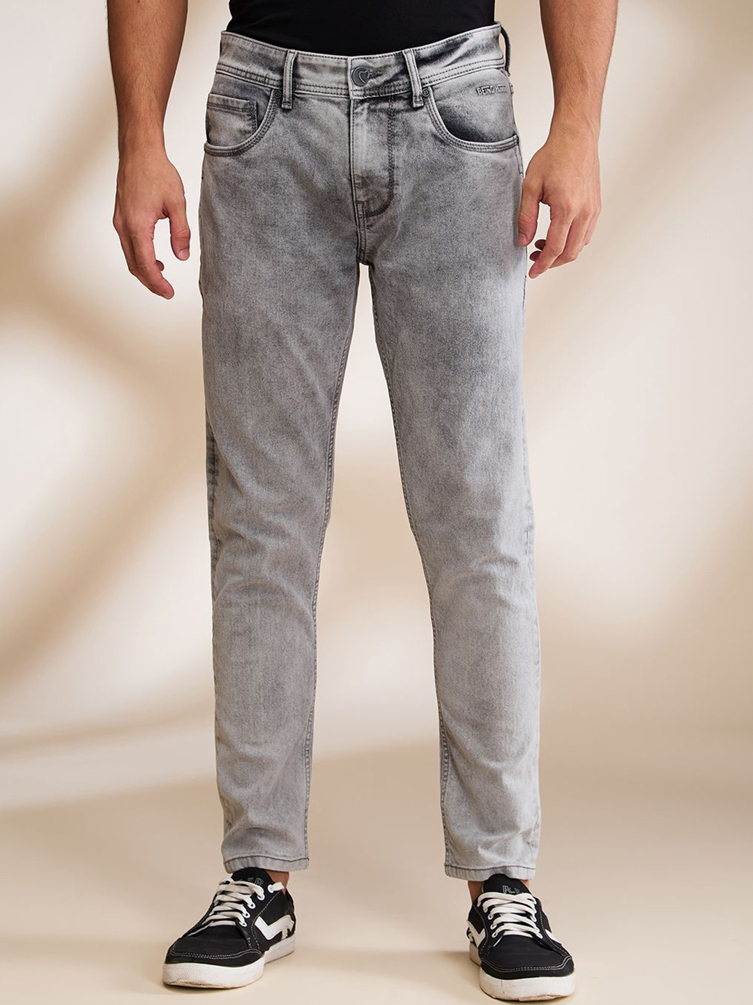 

Being Human Men Mid-Rise Jeans, Grey