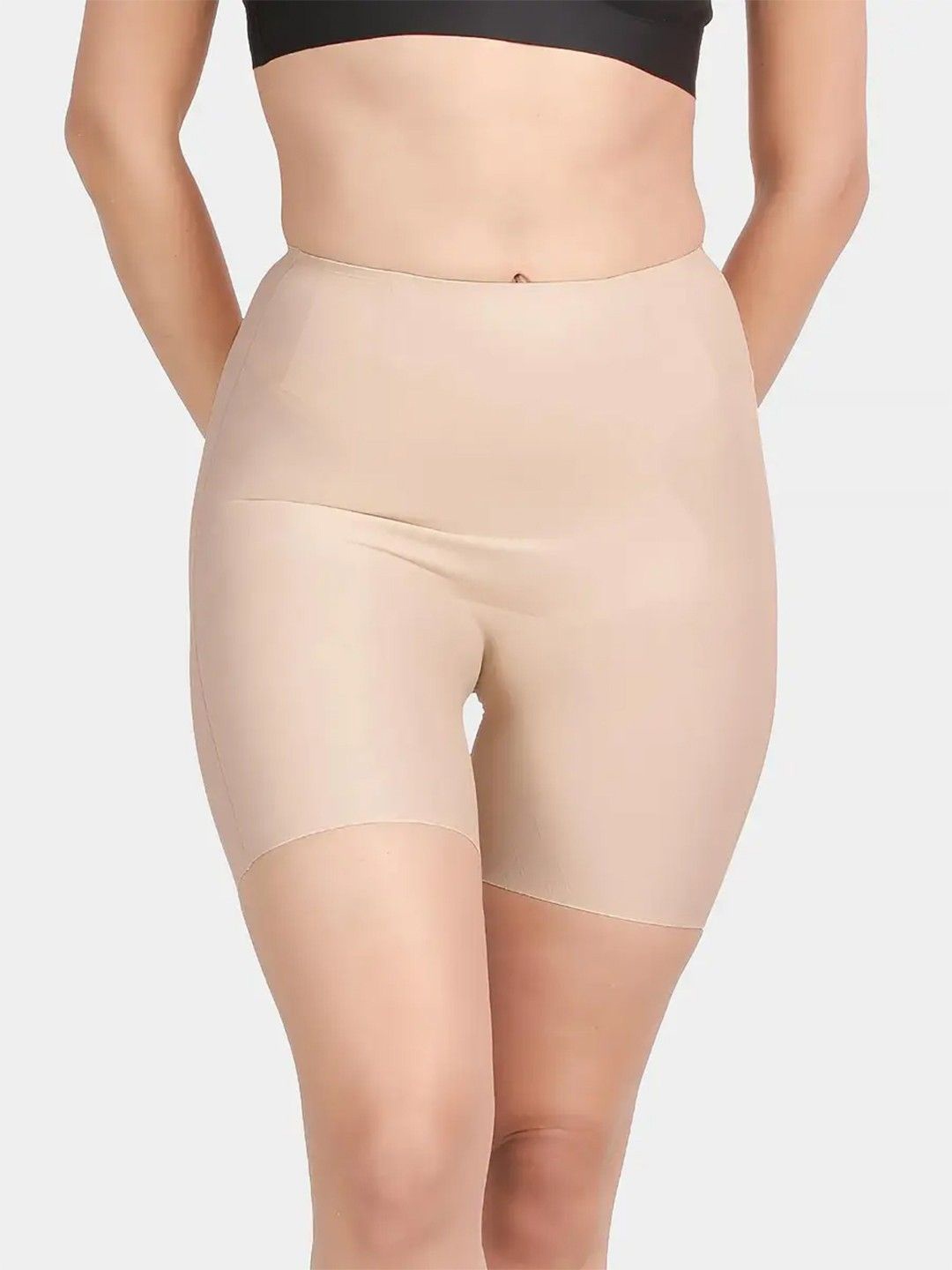 

BAESD Women Mid-Rise Tummy & Thigh Shapewear, Beige