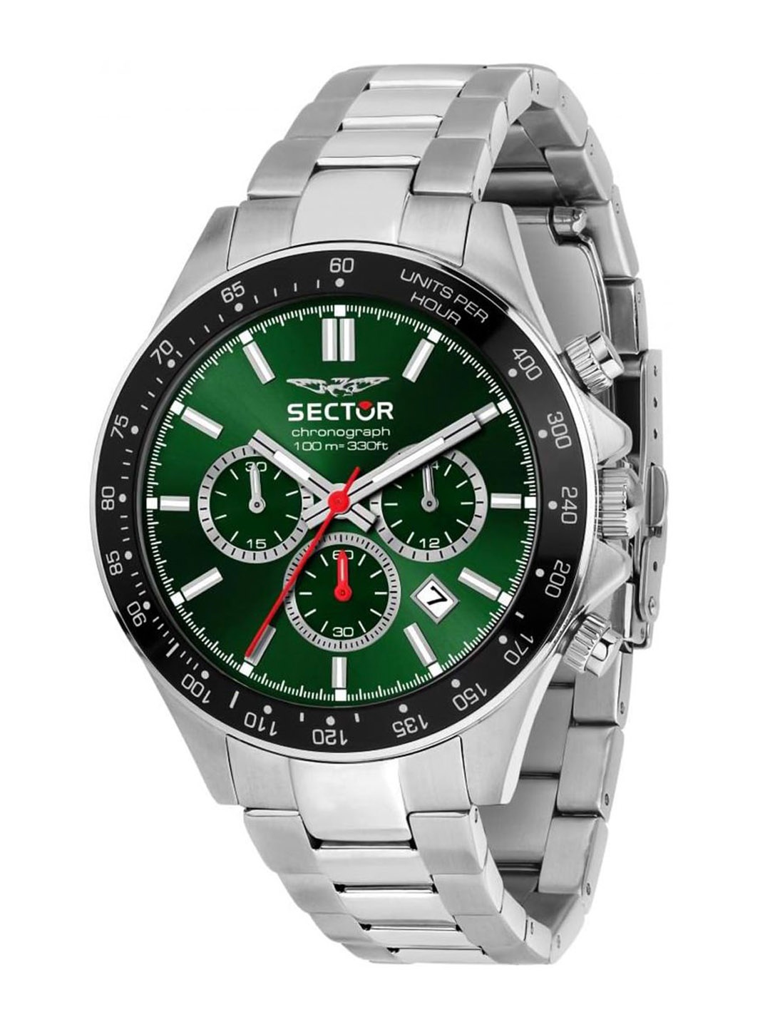 

Sector Men Dial & Stainless Steel Straps Analogue Watch R3273661048, Green