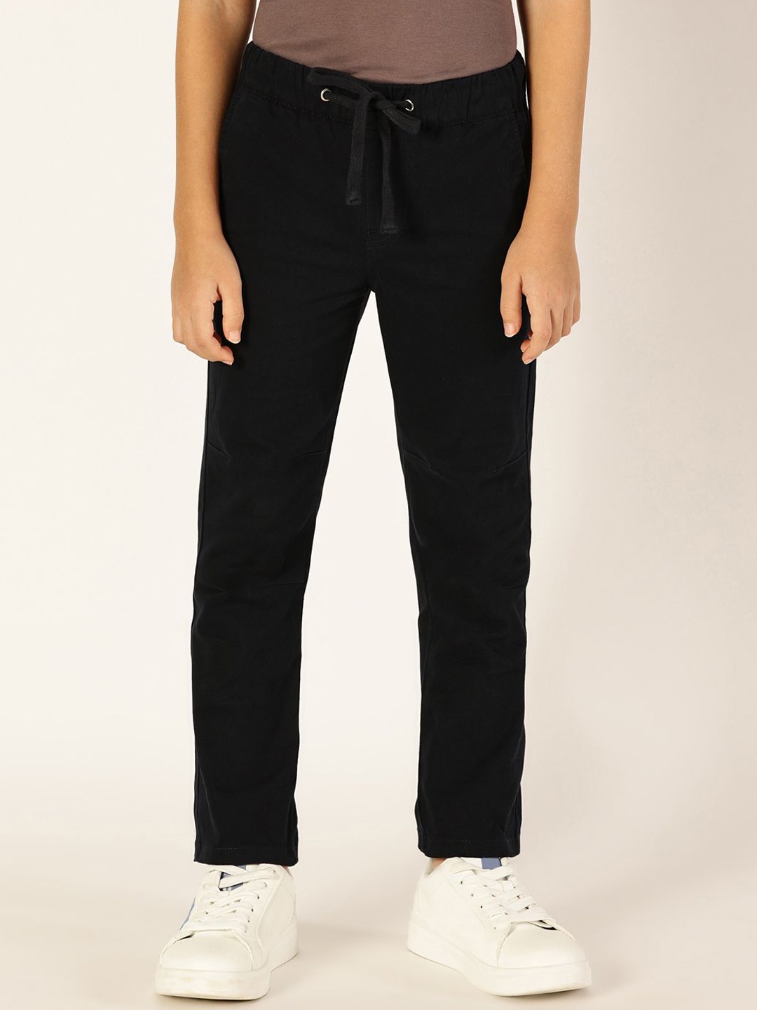 

French Connection Boys Smart Easy Wash Jogger Trouser, Black