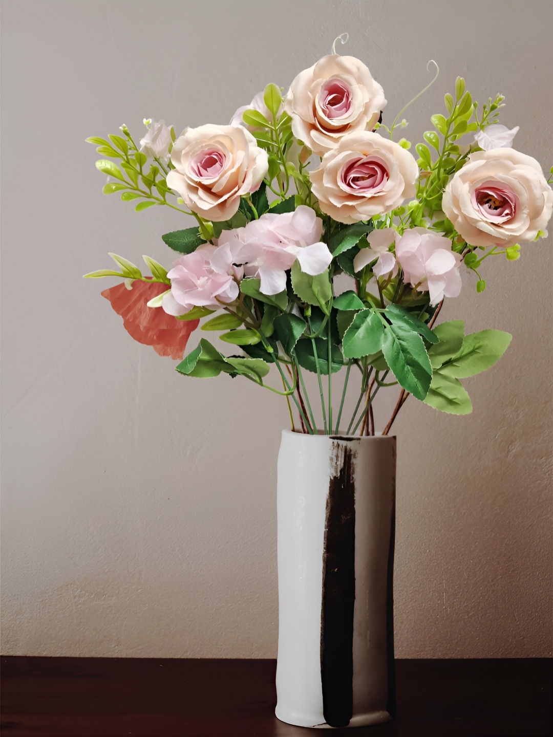 

ARTSY Purple & Green Rose Artificial Flower