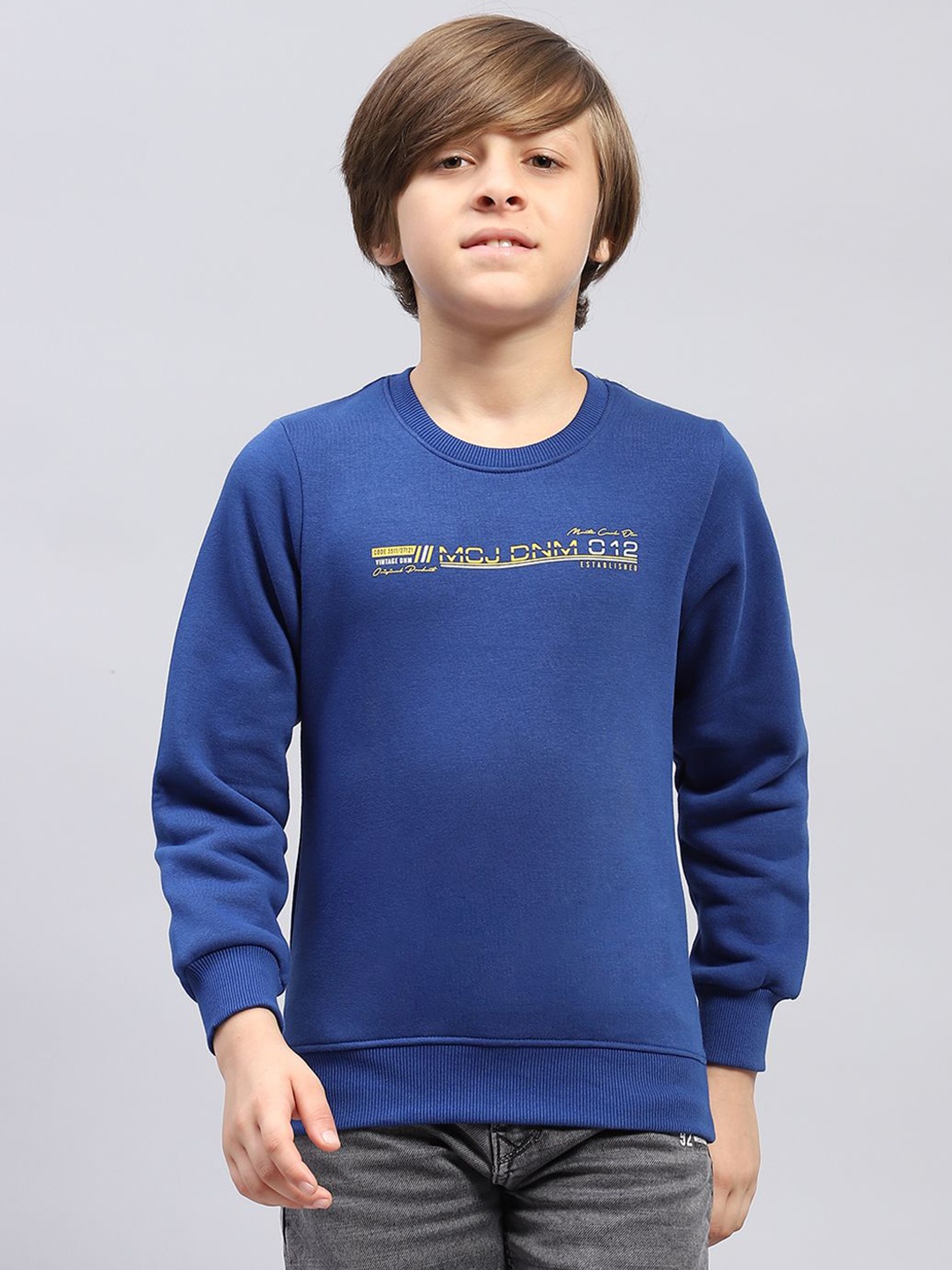 

Monte Carlo Boys Graphic Printed Sweatshirt, Blue