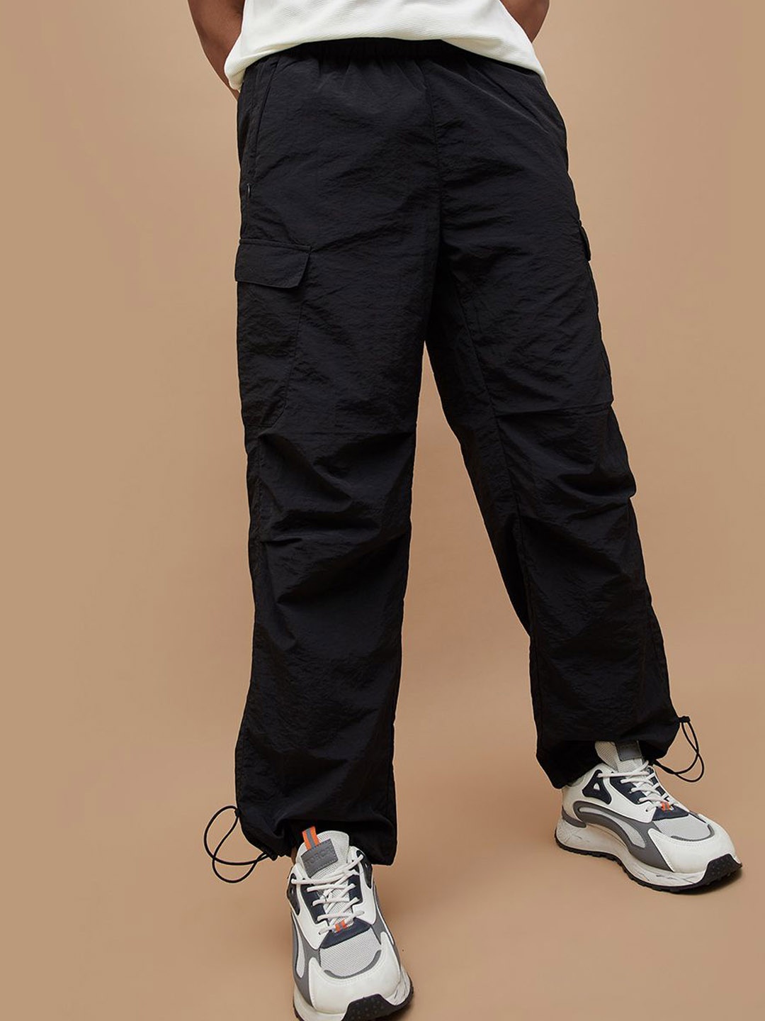 

Kappa Men Slim Fit Track Pants, Black