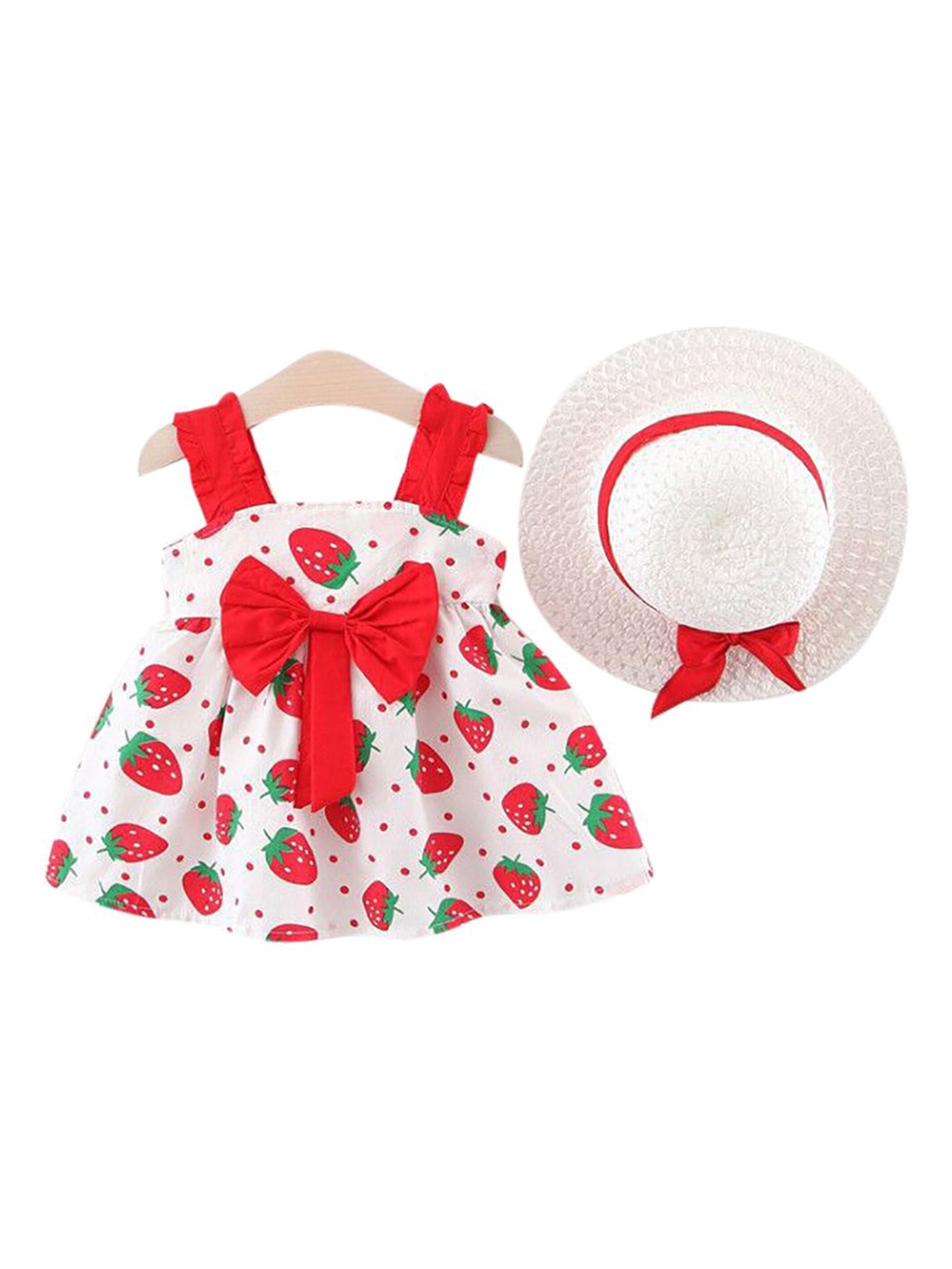 

StyleCast x Revolte Girls Printed A-Line Mini Dress With Hat, White
