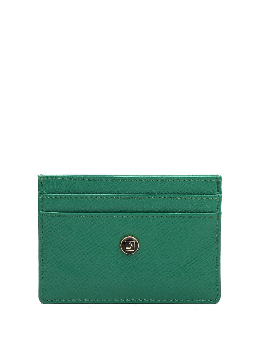 

Da Milano Unisex Leather Card Holder, Green