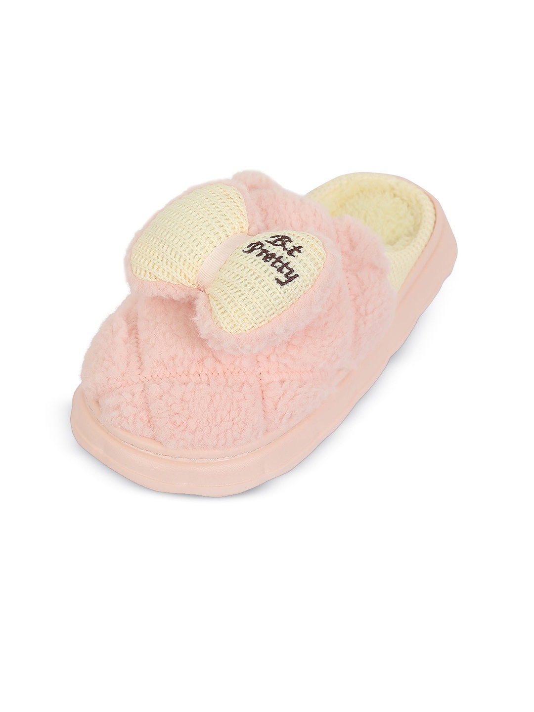 

FabSeasons Women Room Slippers Cozy Fur Slippers / flip flops for Women & Girls, Pink