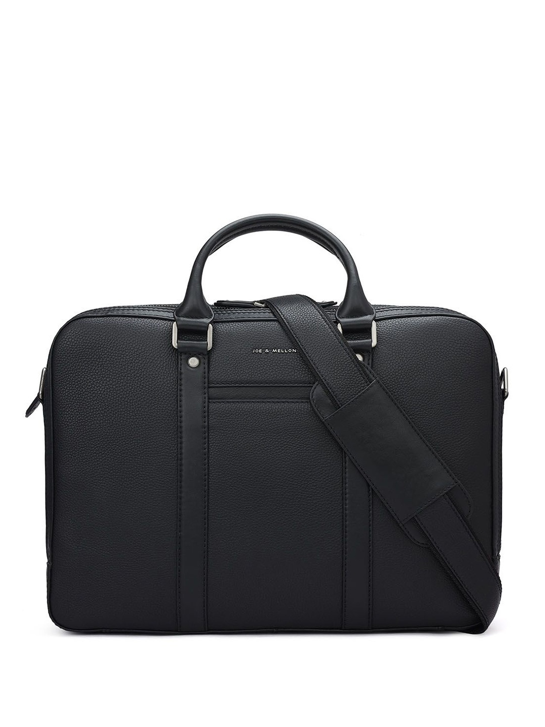

Joe & Mellon Unisex Leather Laptop Bag, Black