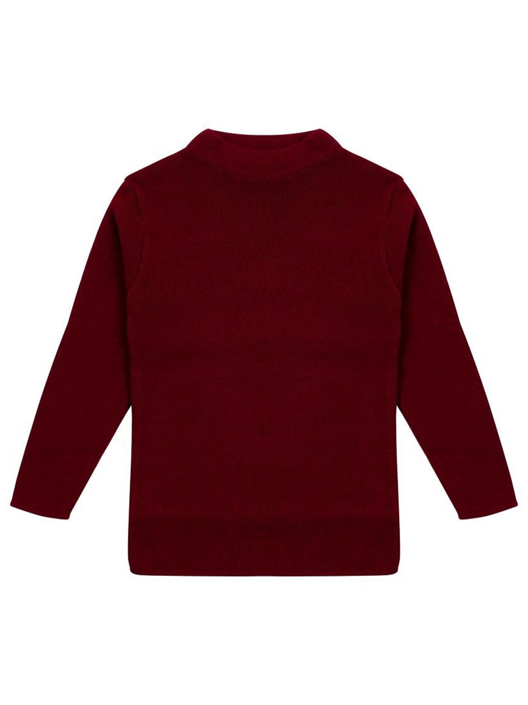 

CLAP Unisex Kids Woollen Pullover, Maroon