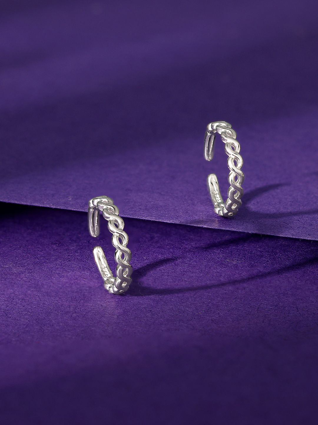 

GIVA 925 Sterling Silver Rhodium-Plated Toe Rings