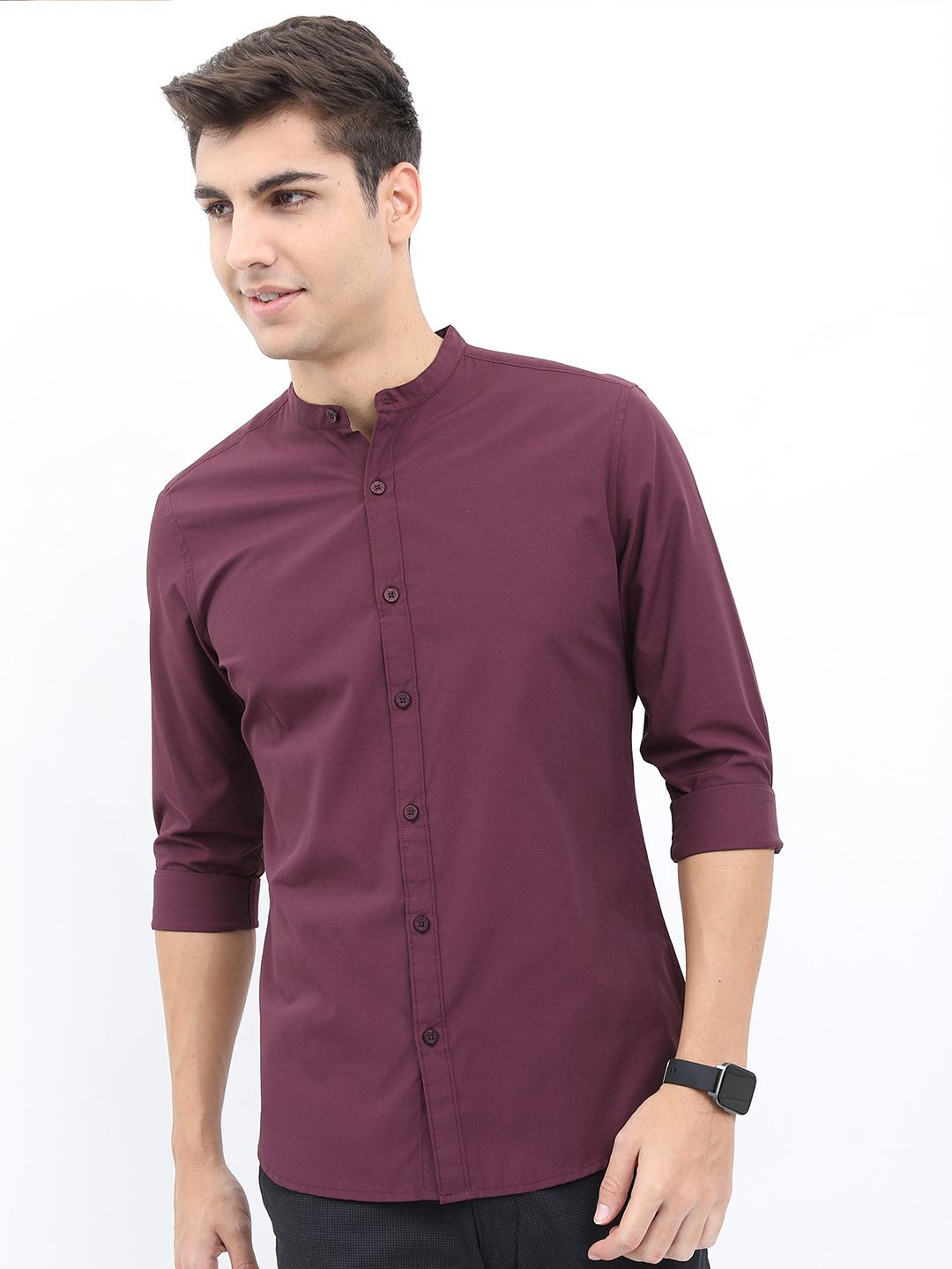 

KETCH Men Solid Casual Slim Fit Shirt, Purple