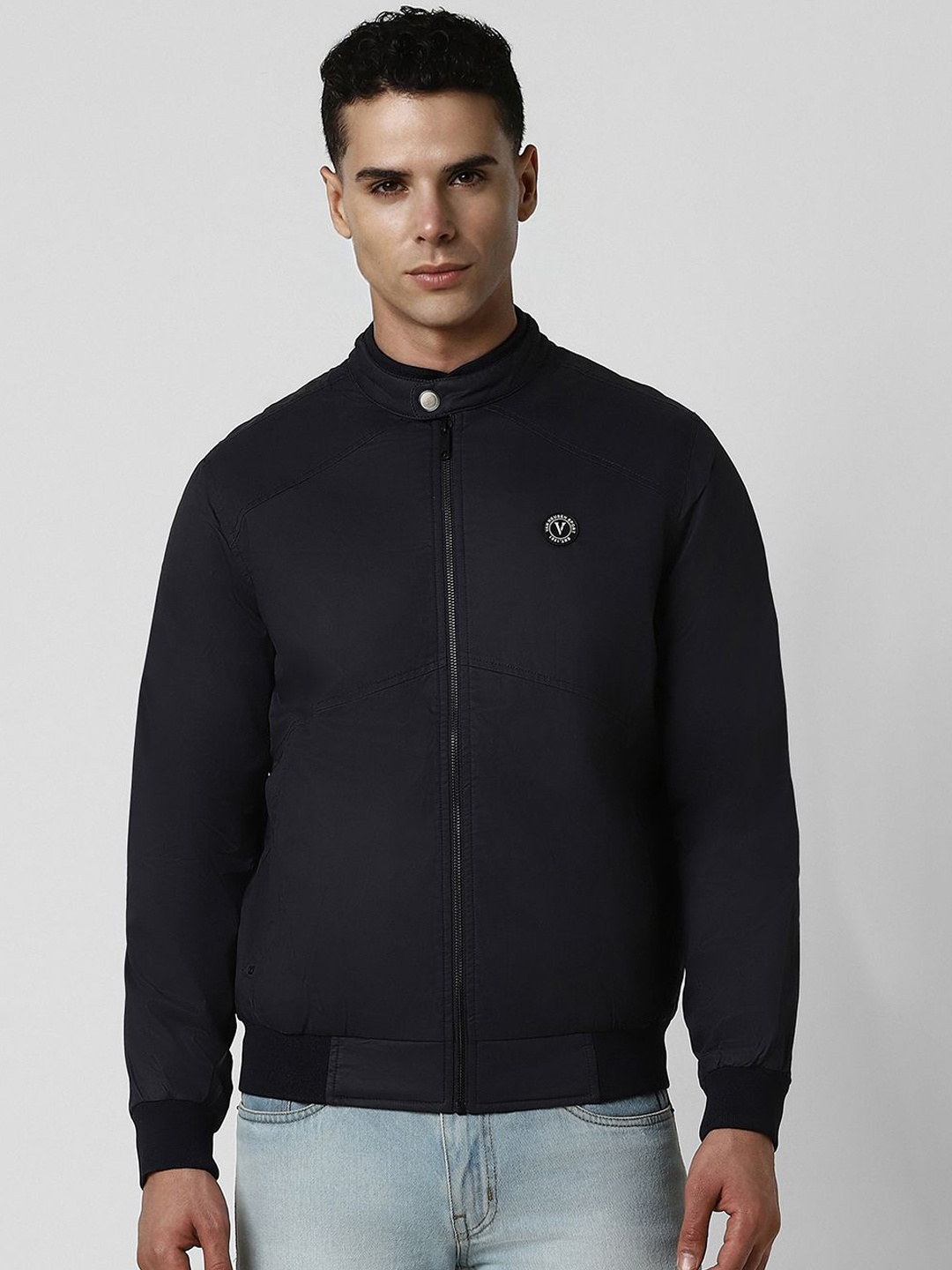 

Van Heusen Sport Men Bomber Jacket, Navy blue