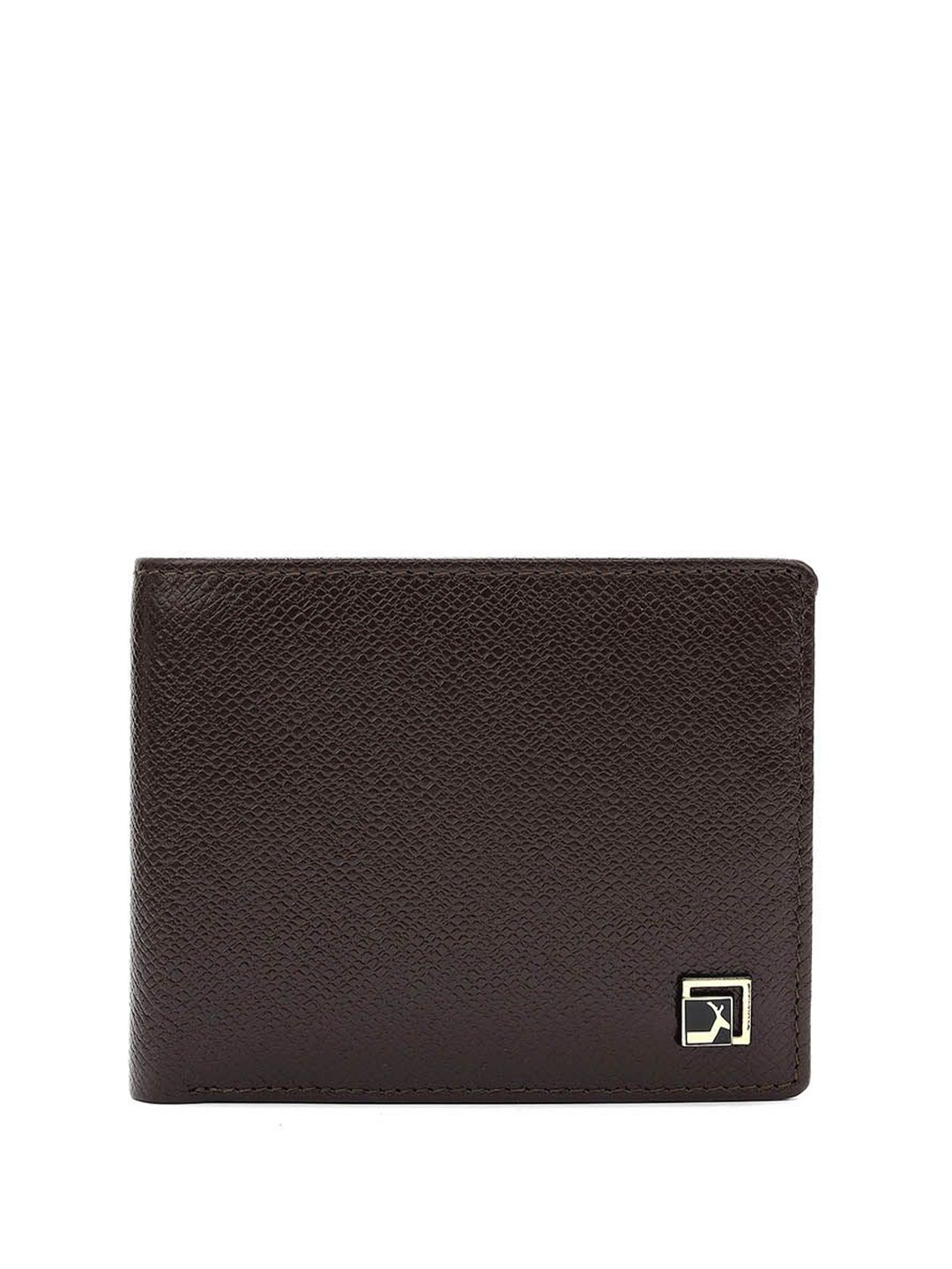 

Da Milano Men Leather Three Fold Wallet, Brown